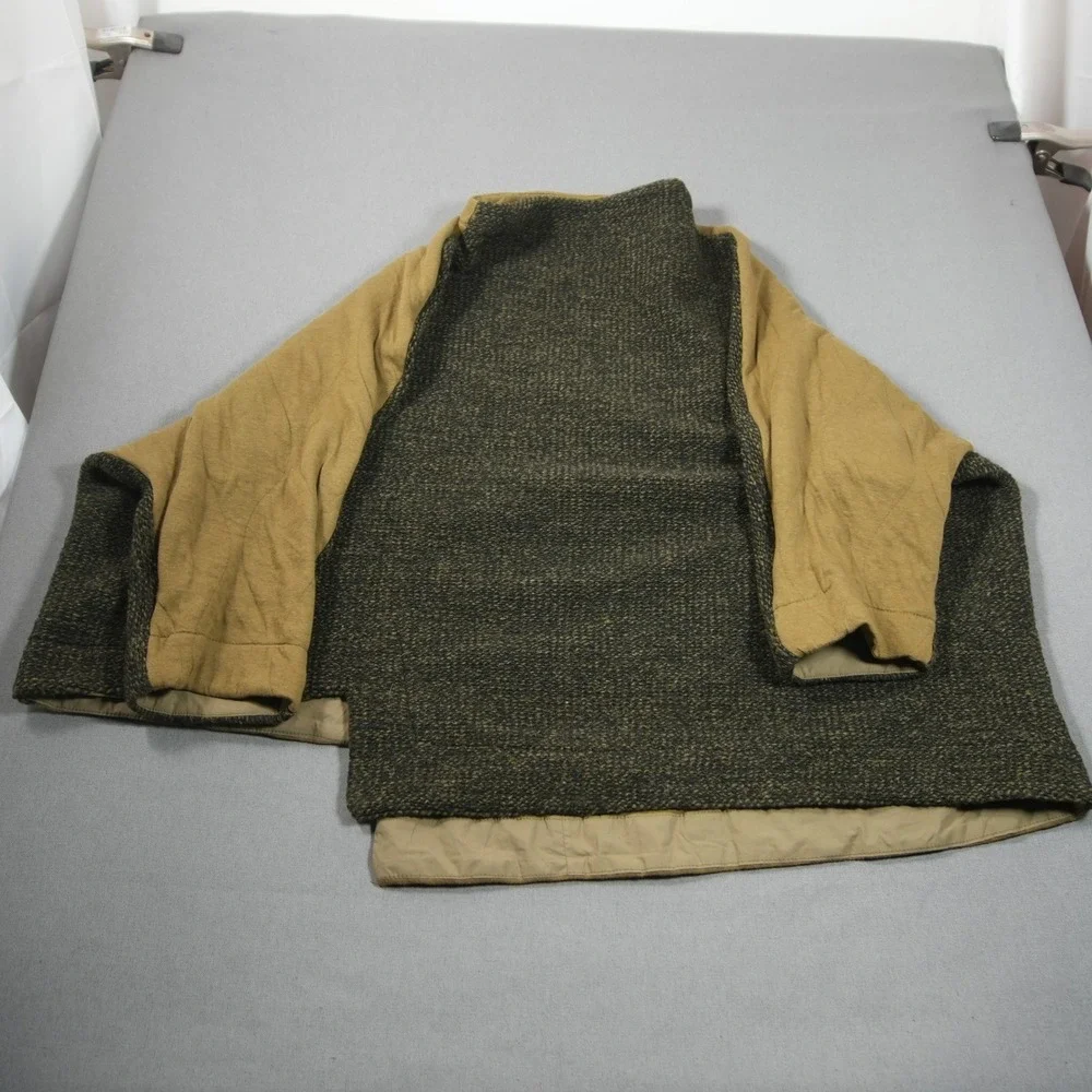 Alembika Urban Quilted Wool Blend Oversized Pocket Women Pullover M Asymmetric